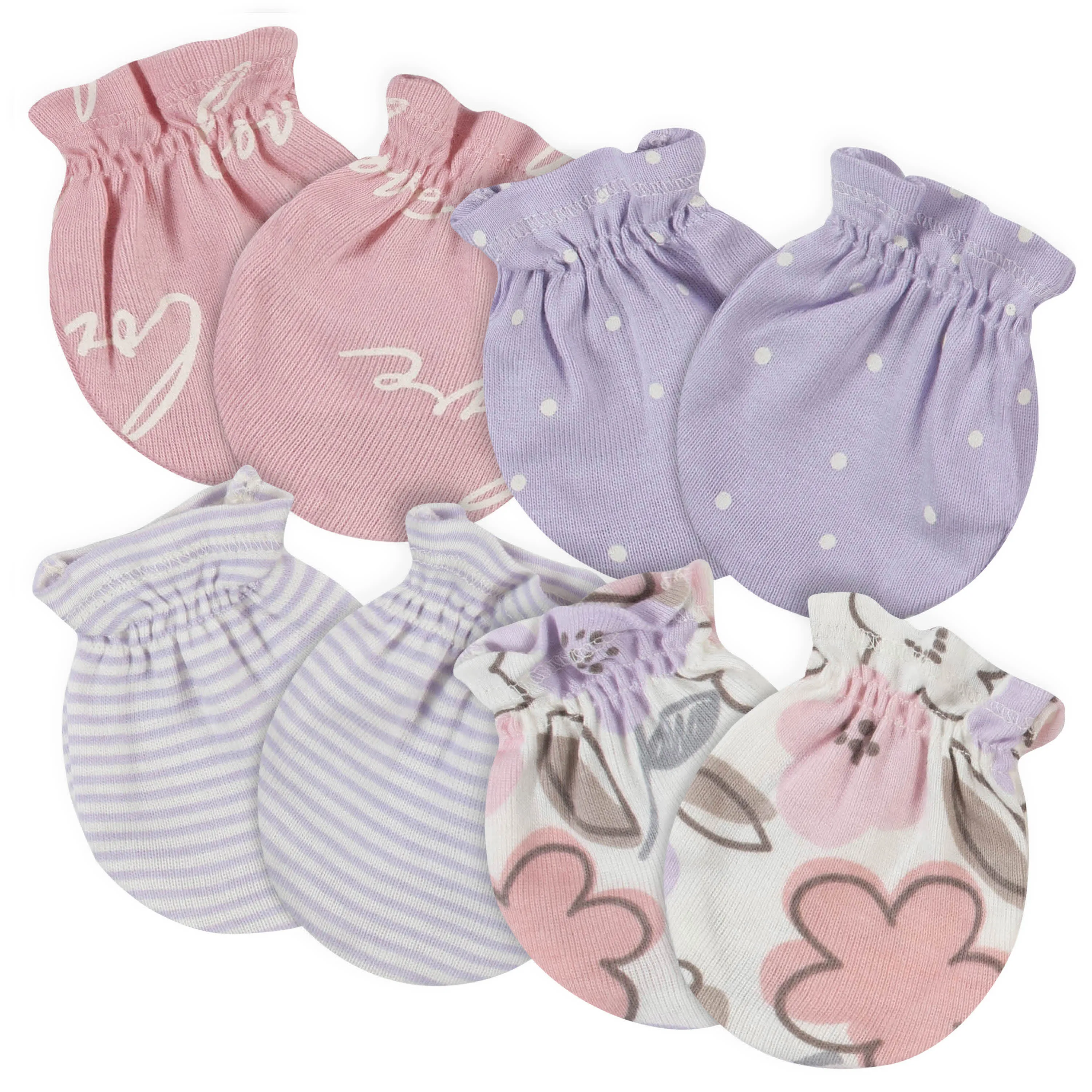 21-Piece Baby Girls Bunny Ballerina Terry Bib, Burpcloth, Mittens, Cap and Bootie Sock Set