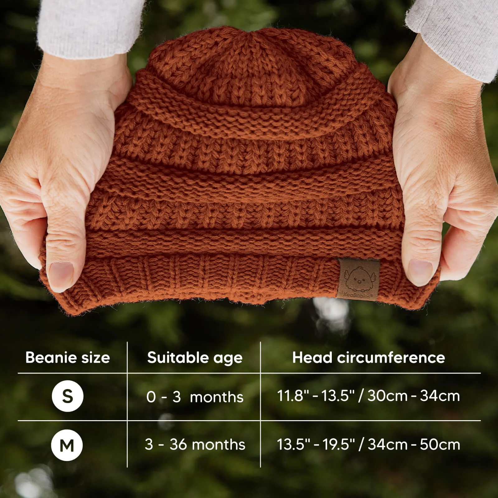 3-Pack Warmzy Baby Beanies (Rhythm, M)