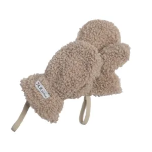 7 A.M. enfant teddy mittens - oatmeal plush