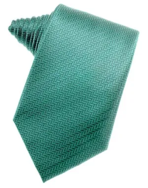 Aqua Herringbone Neckties