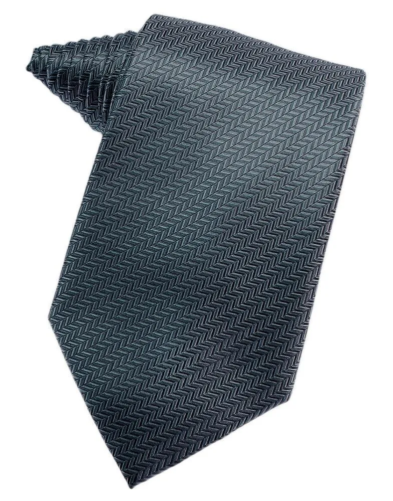 Aqua Herringbone Neckties