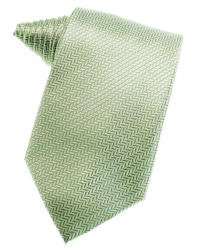 Aqua Herringbone Neckties