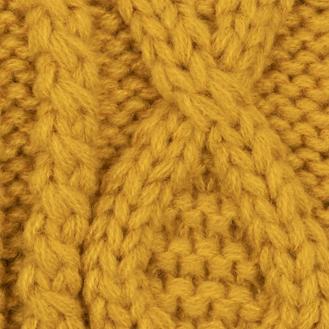 Aran Cable Knit Mittens