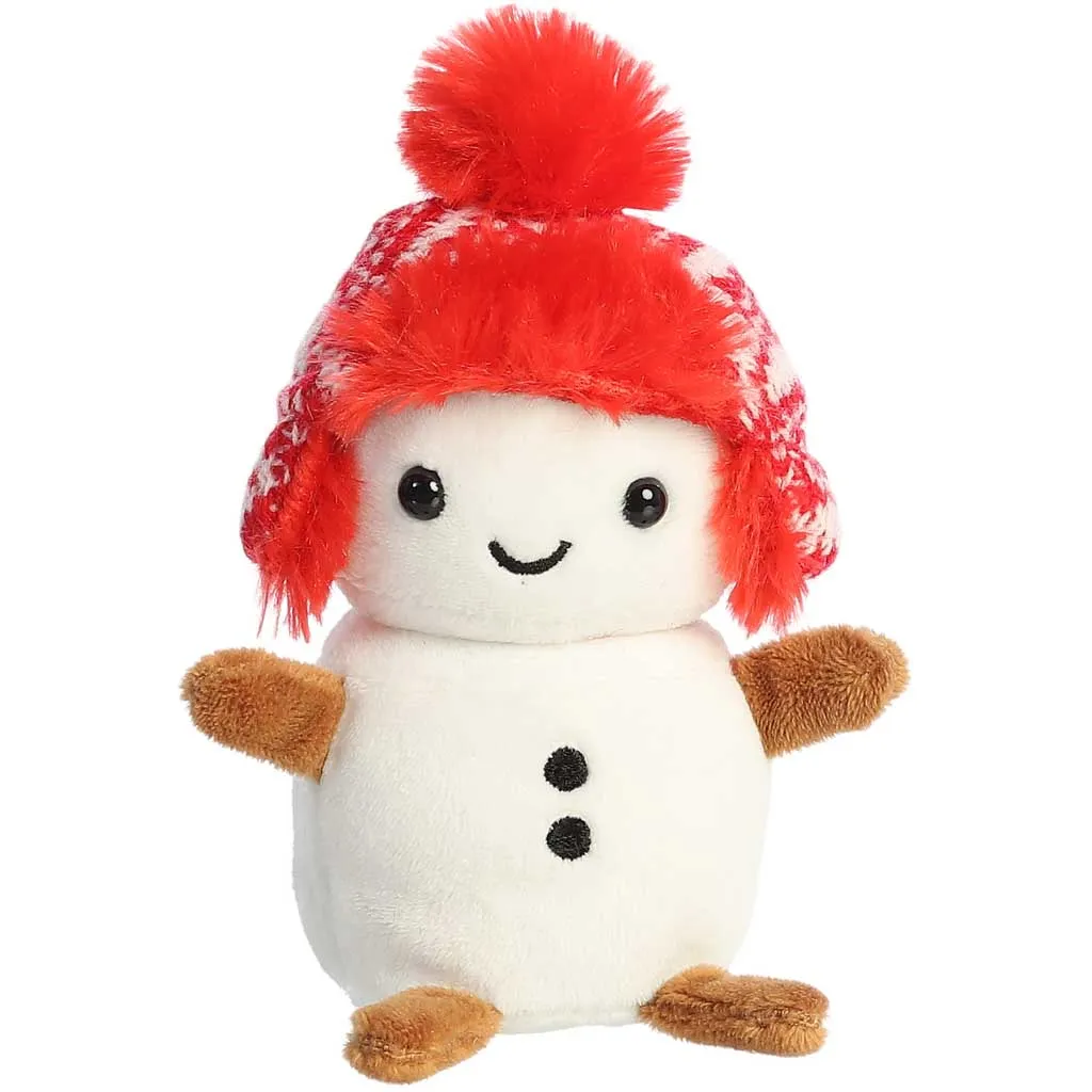 Aurora Lil' Flurry Marshmallow Snowman - Holiday Plush for All Ages