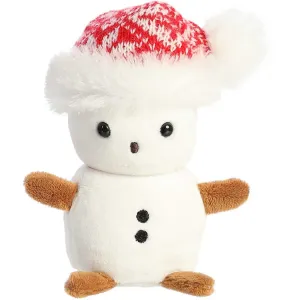 Aurora Lil' Powder Marshmallow Snowman - Holiday Plush for All Ages