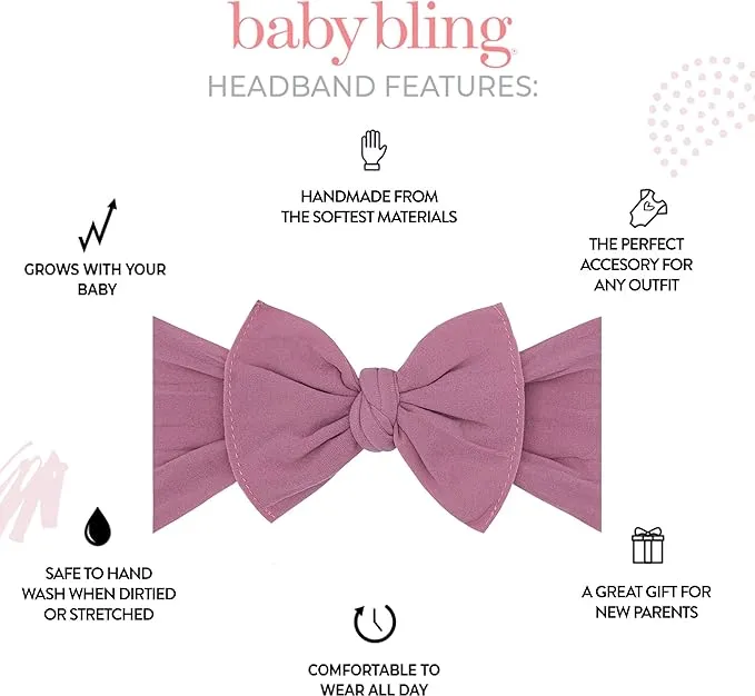 Baby Bling 3 Pack Knot Headband Box Set