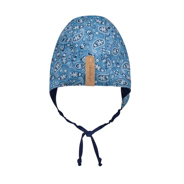 Bedhead Heritage Reversible Sun Bonnet - Paisley / Indigo