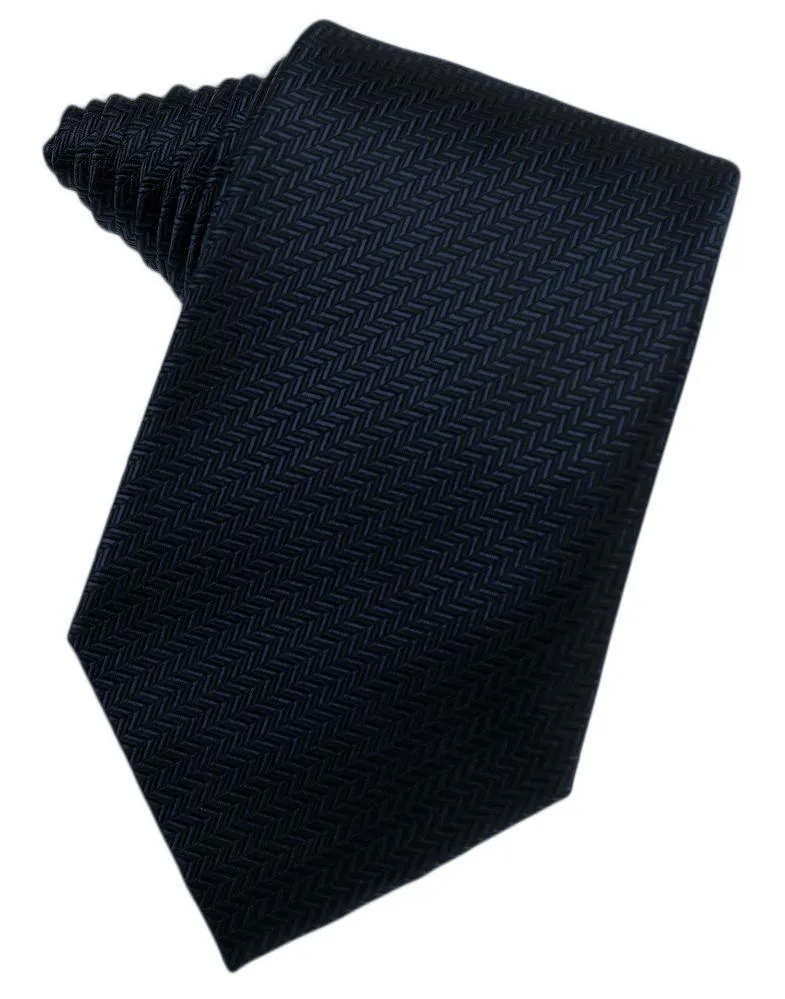 Blue Ice Herringbone Necktie