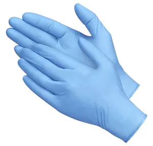 Blue Nitrile Gloves Powder Free