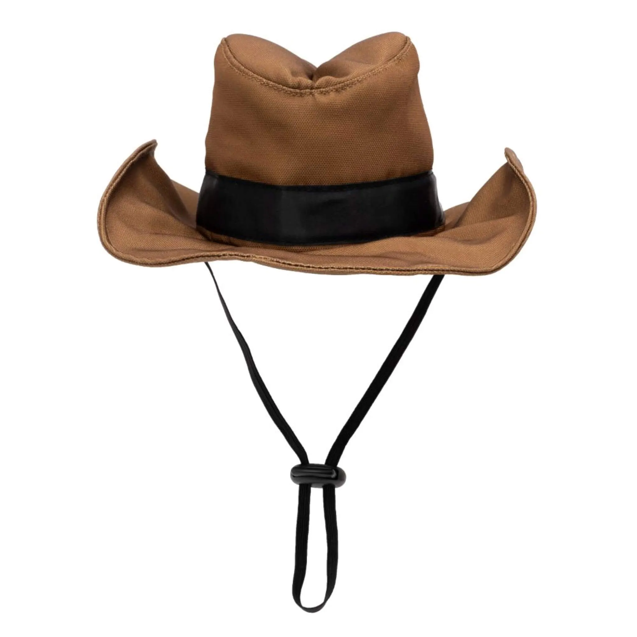 Brown Cowboy Party Dog Hat