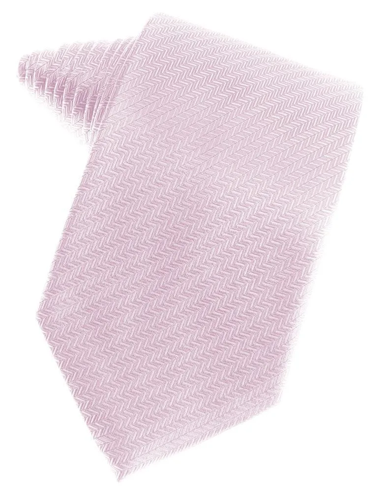 Buttercup Herringbone Necktie