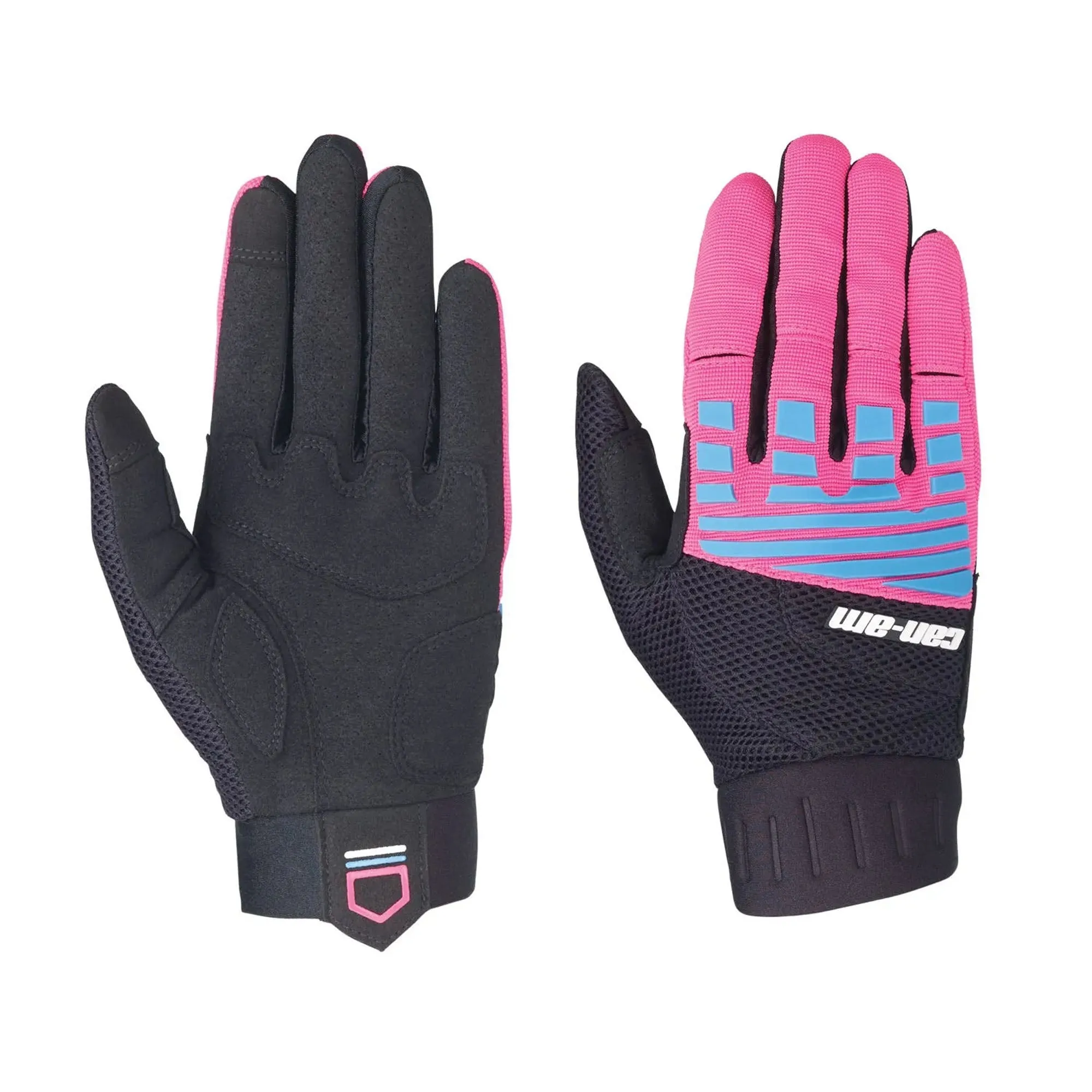 Can-Am  Steer Gloves Off-Road Touchscreen Ventilated Durable Comfortable Pink