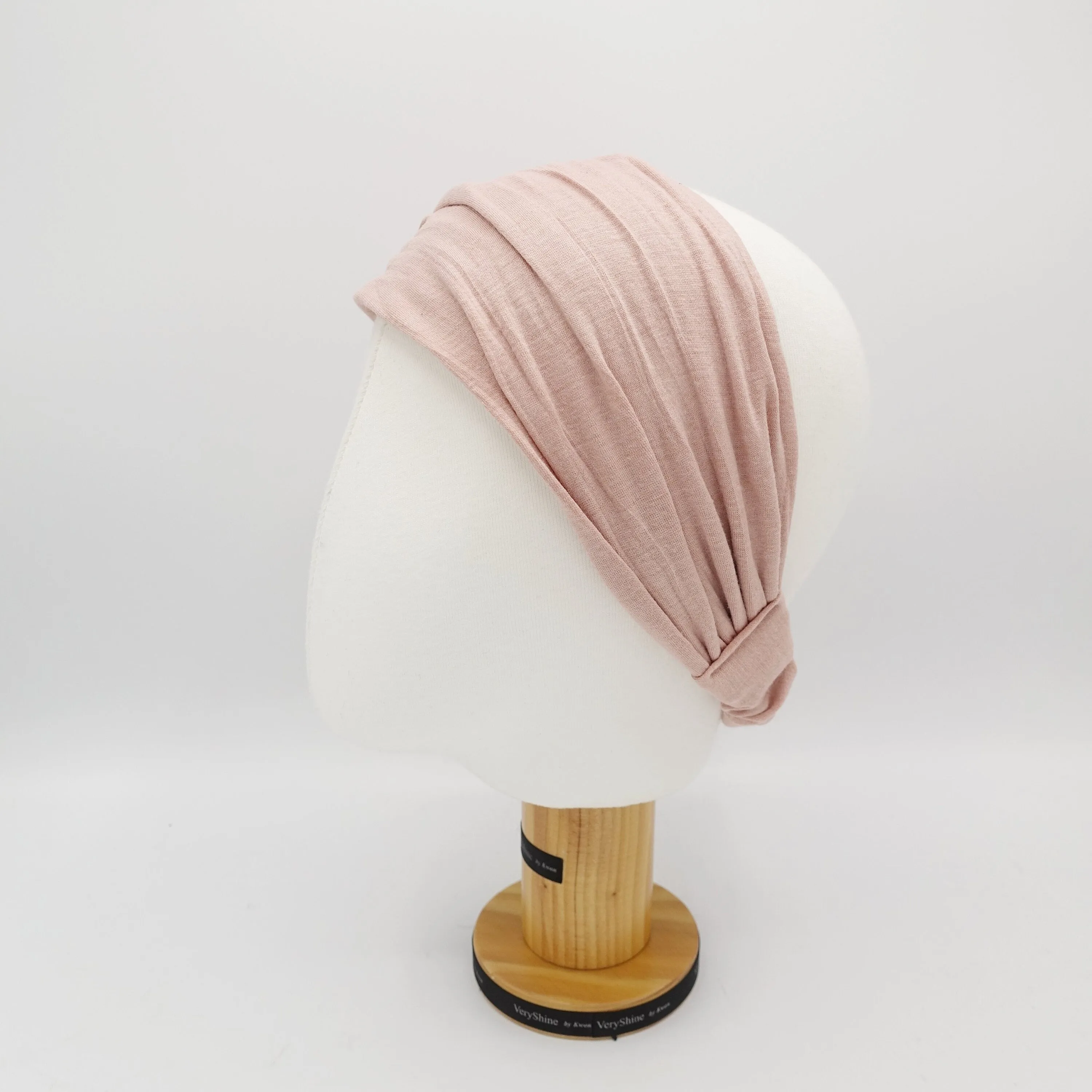 crinkled cotton headwrap elastic hair turban style  headband women hair accessory