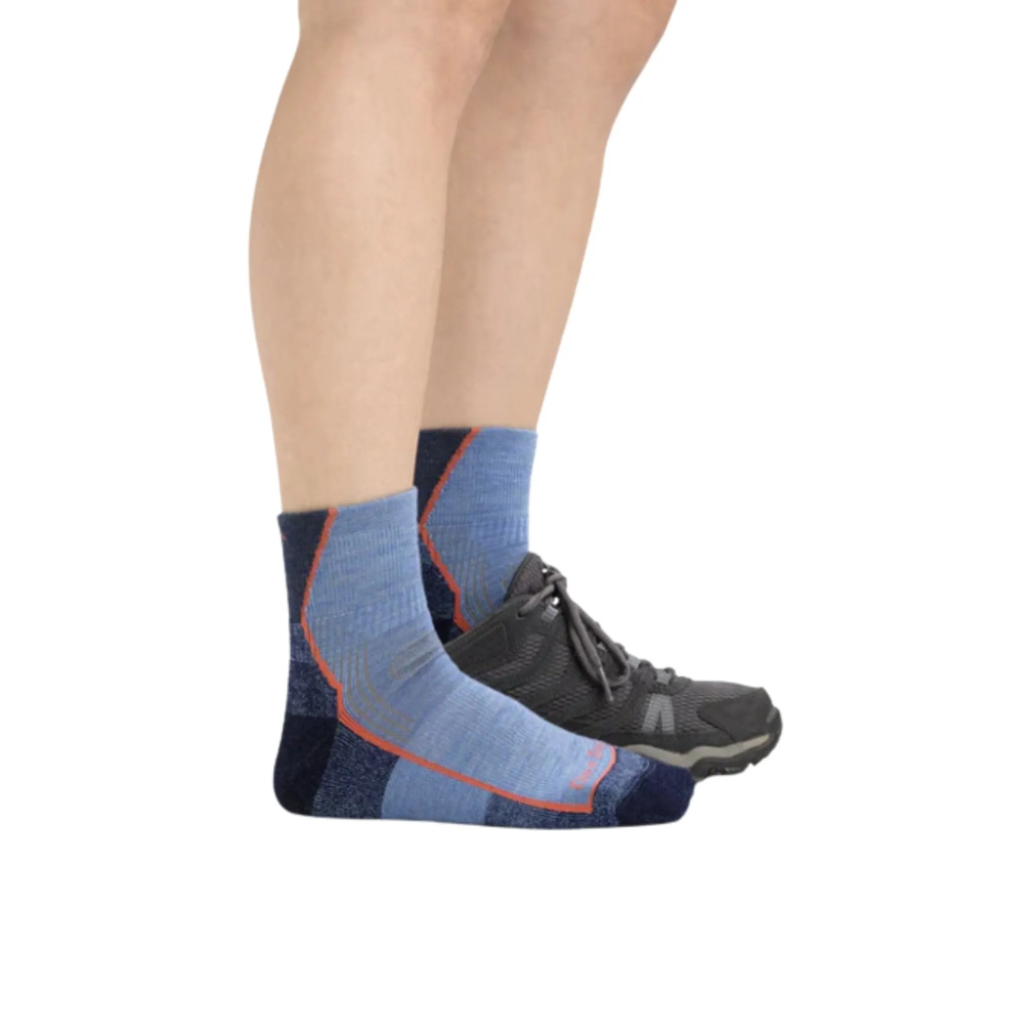 Darn Tough Vermont Women's Hiker Quarter Midweight Sock - Denim