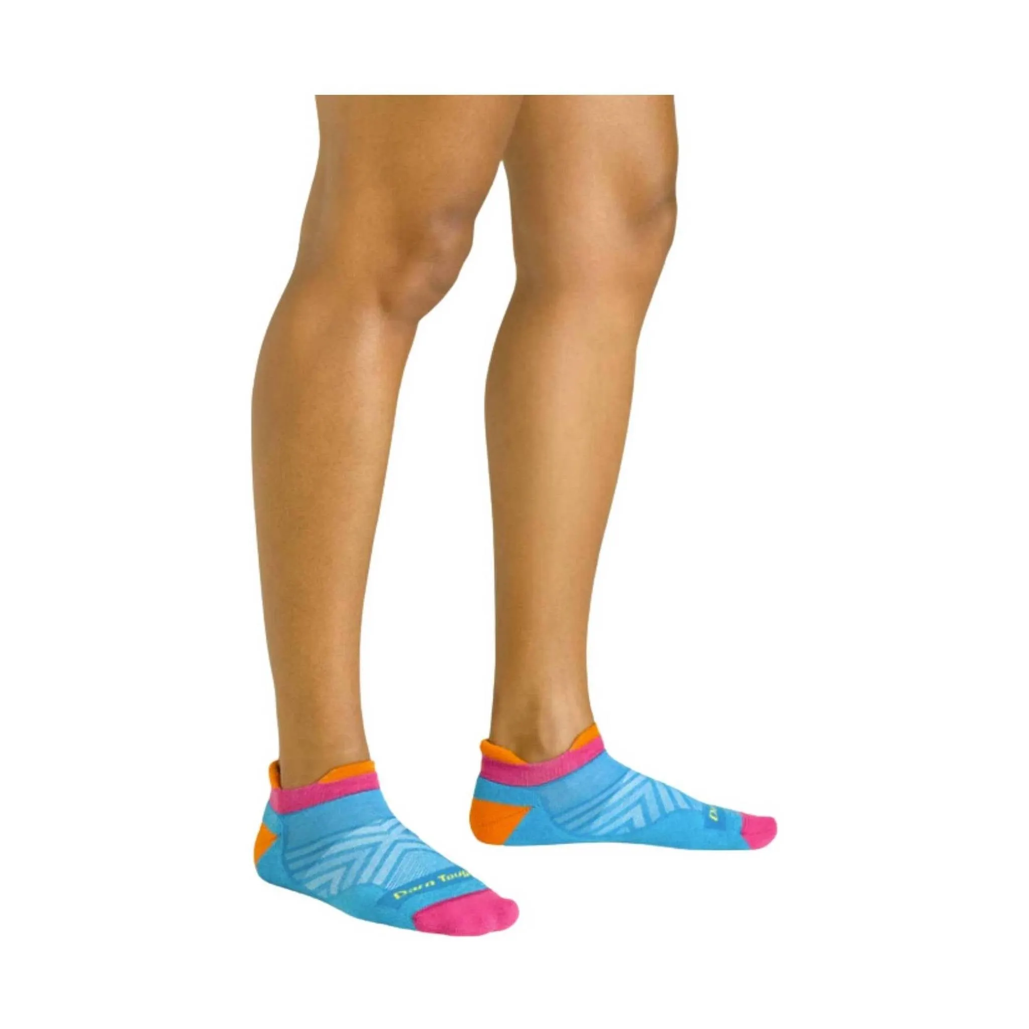 Darn Tough Vermont Women's Run No Show Tab Ultra Lightweight Sock - Ocean