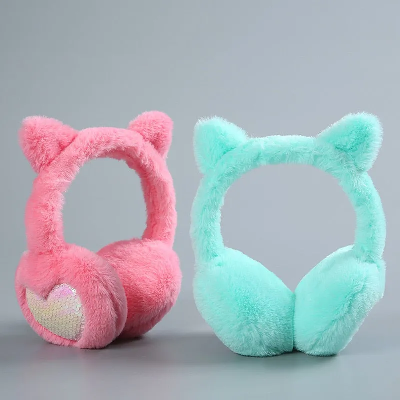 Earmuffs with Cat Ears