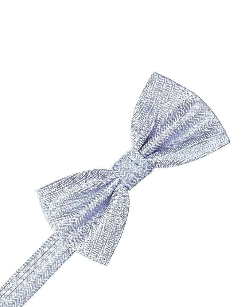 Fern Herringbone Bow Tie