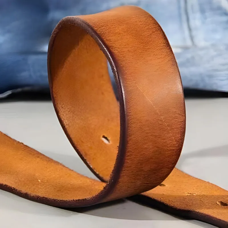 GENUINE COWHIDE LEATHER BELT