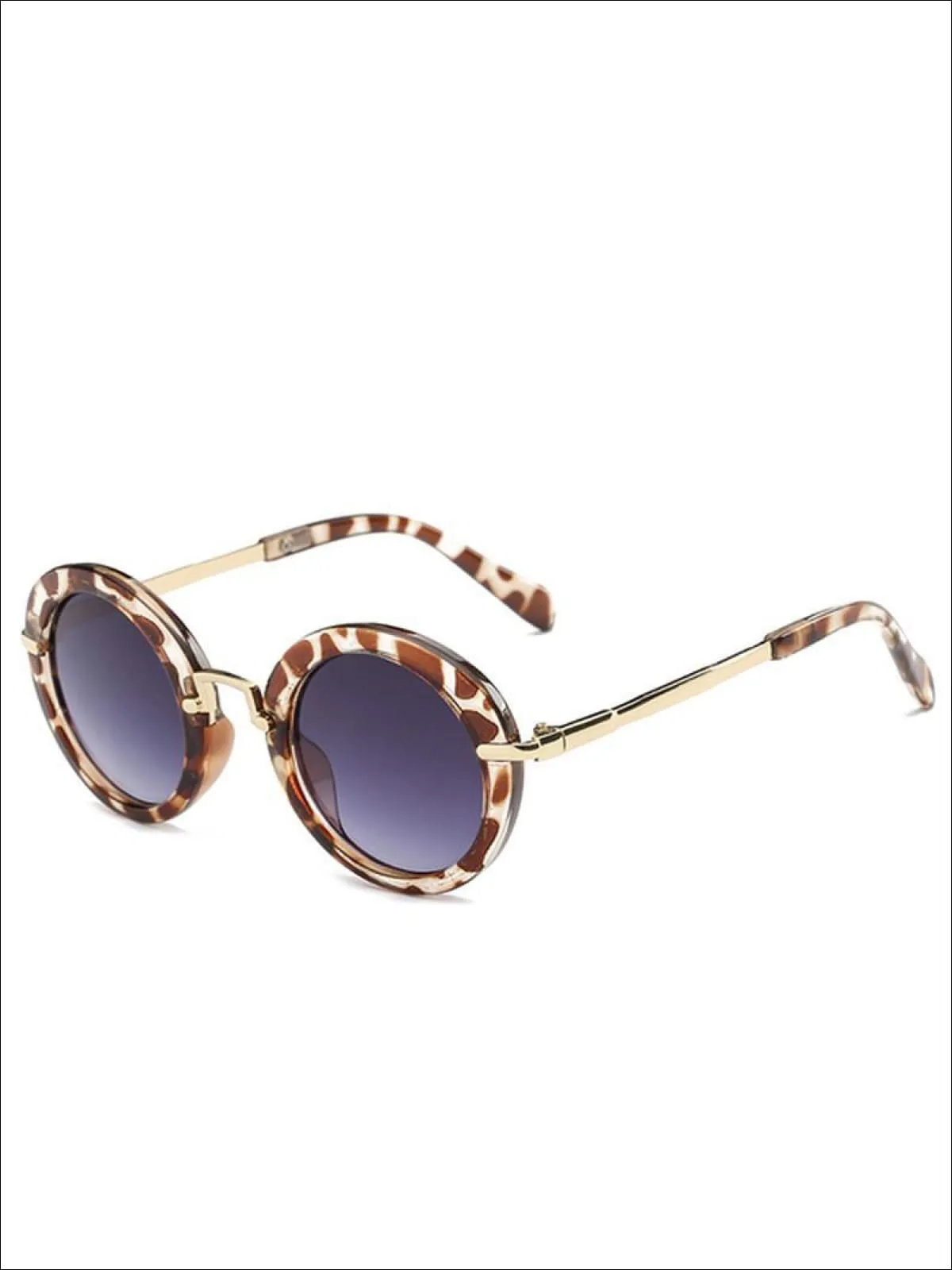 Girls Round Retro Sunglasses