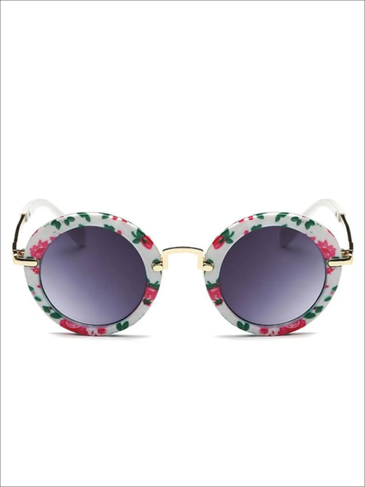 Girls Round Retro Sunglasses