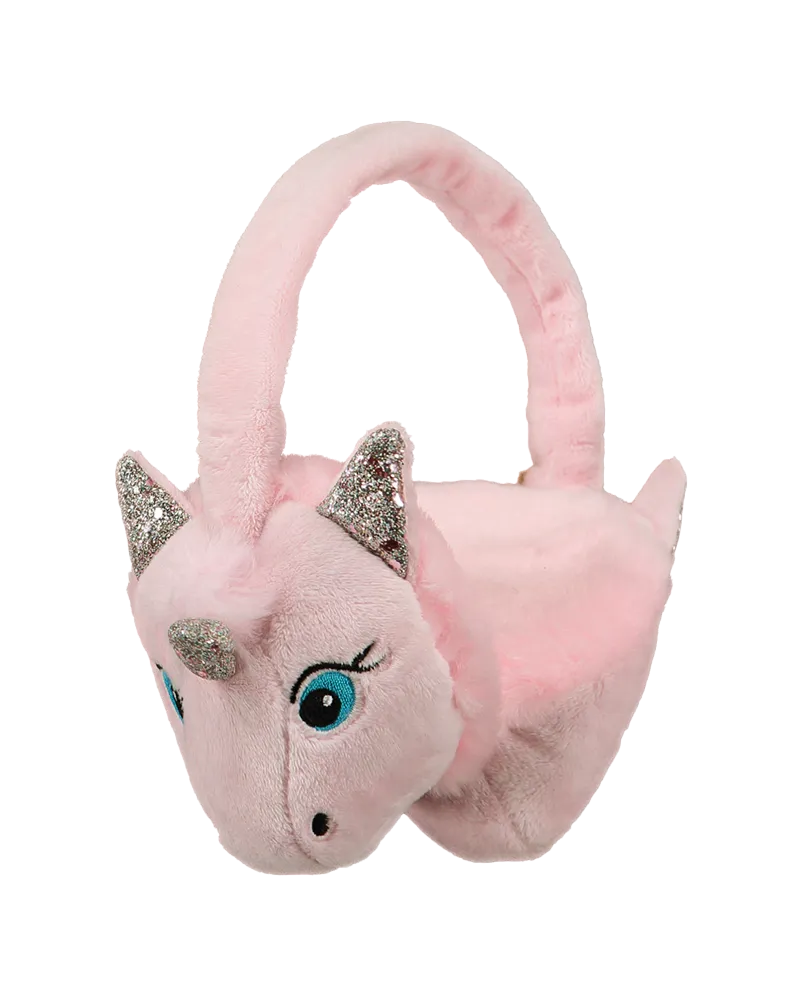 Girls Unicorna Earmuffs in Pink