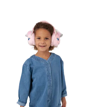 Girls Unicorna Earmuffs in Pink