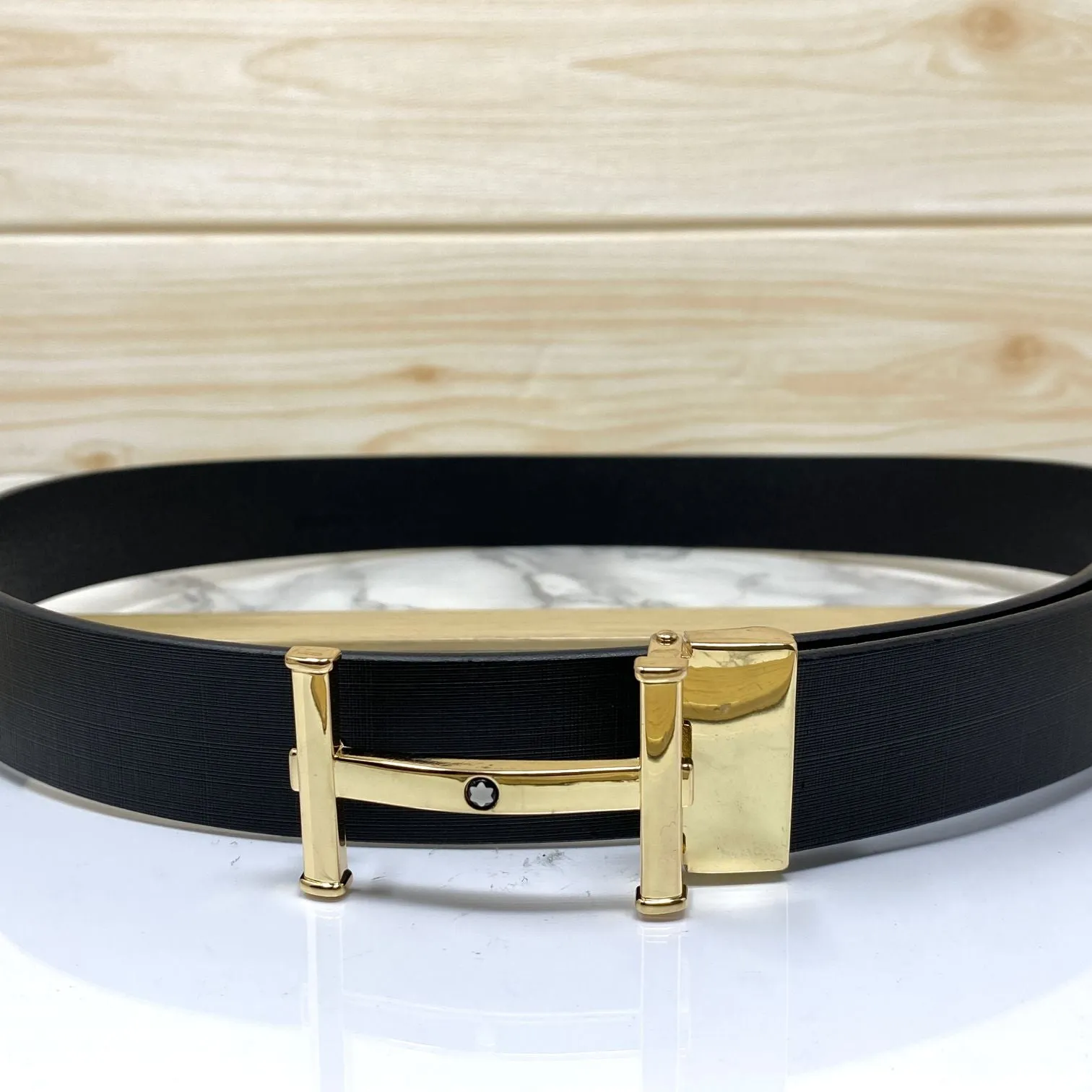 H-Point Premium Quality Leather Strap Belt-JonasParamount