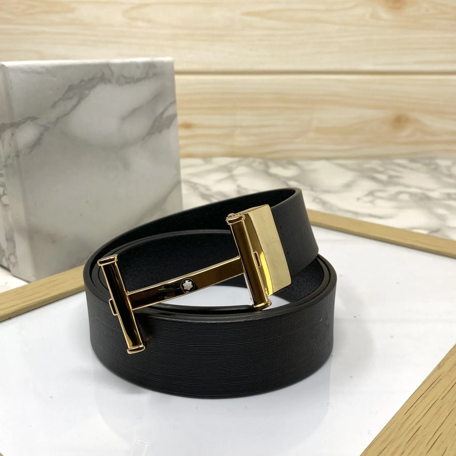 H-Point Premium Quality Leather Strap Belt-JonasParamount