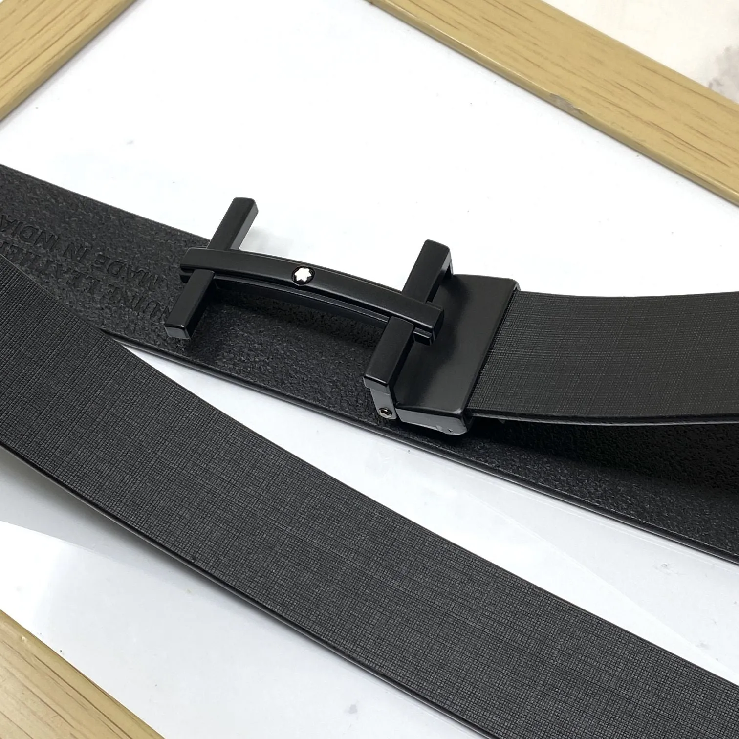 H-Point Premium Quality Leather Strap Belt-JonasParamount