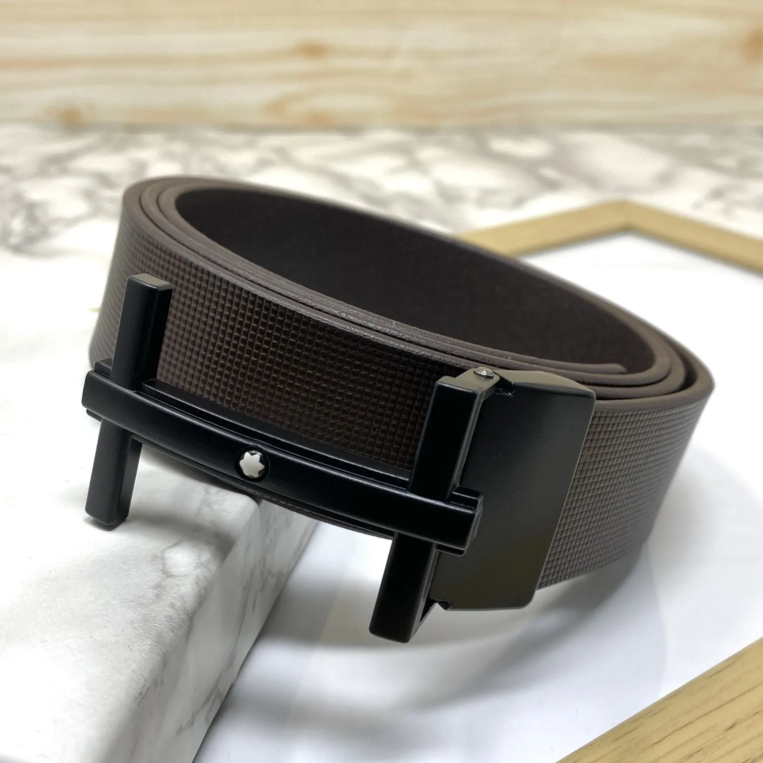 H-Point Premium Quality Leather Strap Belt-JonasParamount