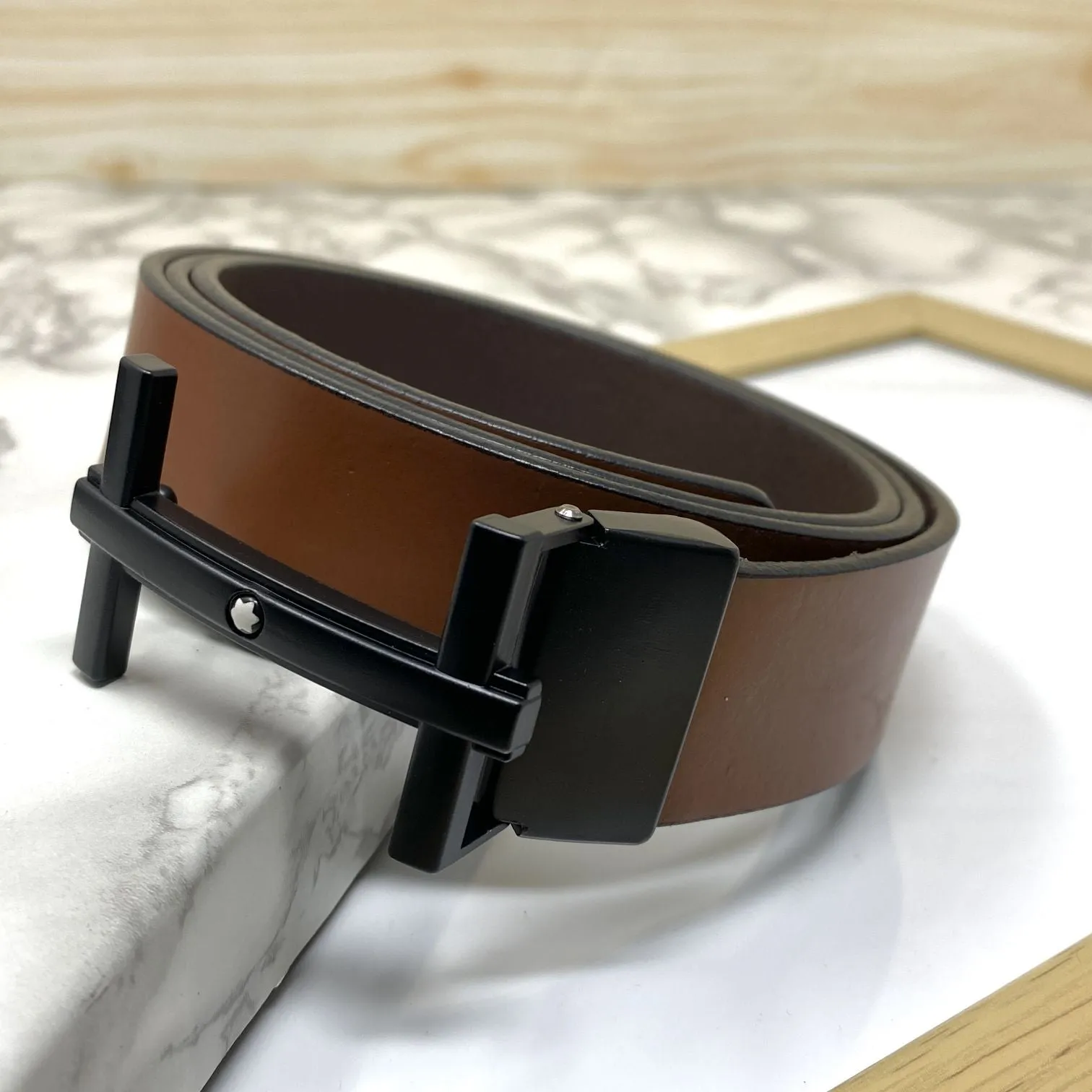 H-Point Premium Quality Leather Strap Belt-JonasParamount