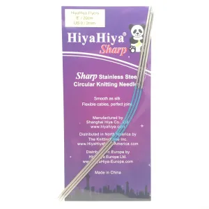 HiyaHiya Flyers - 8" Sharp Flexible Needles - Set of 3