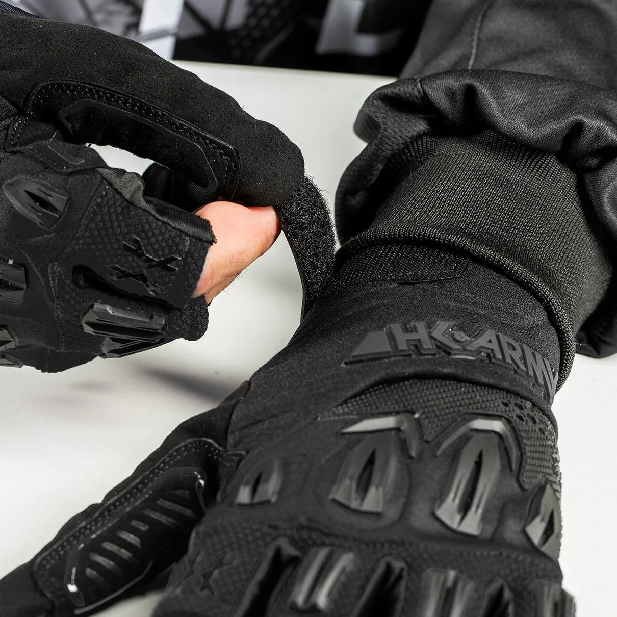 HK Army Hardline Armored Glove - Blackout