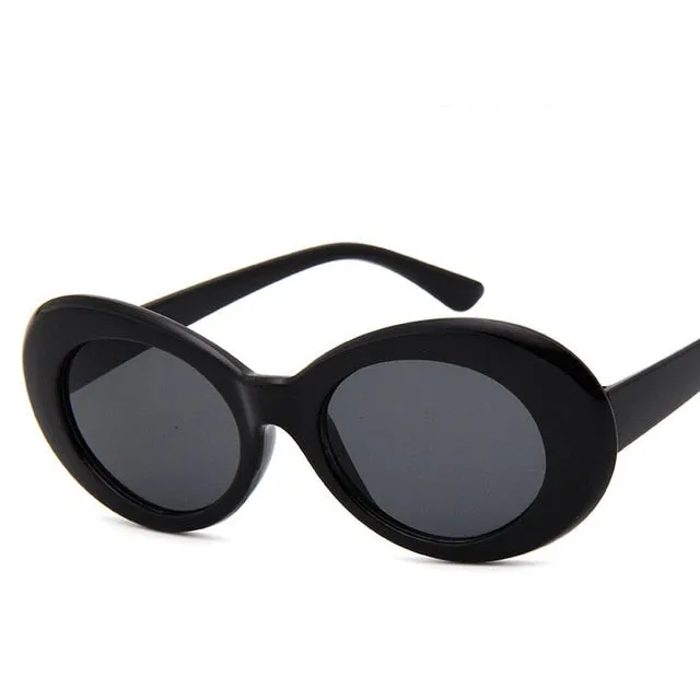 Kurt Cobain Retro Oval Sunglasses