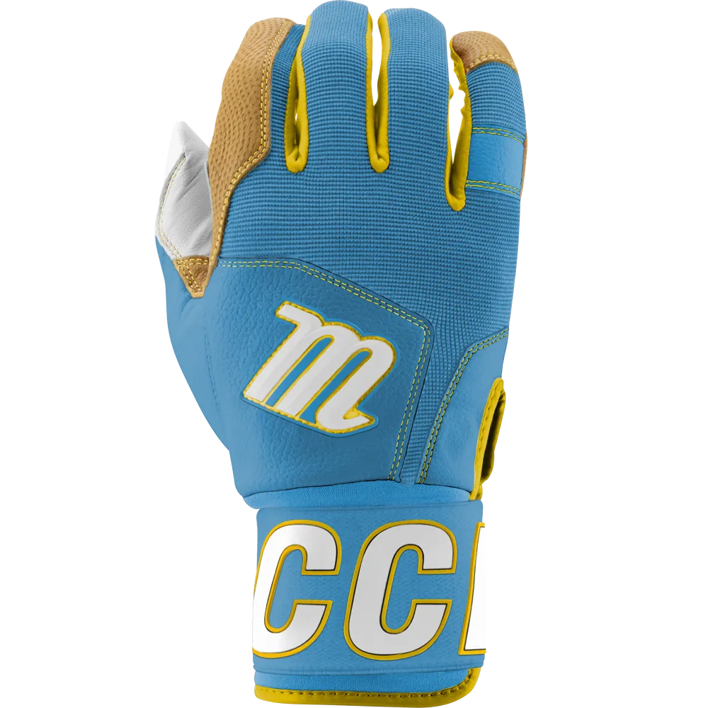 Marucci Blacksmith V2 Full Wrap Youth Batting Gloves: MBG2BKSMFWY