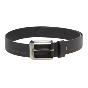 Men's Black Casual Single Side Designer Belt