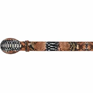 Men's Wild West Python Skin Cowboy Belt 2C115788