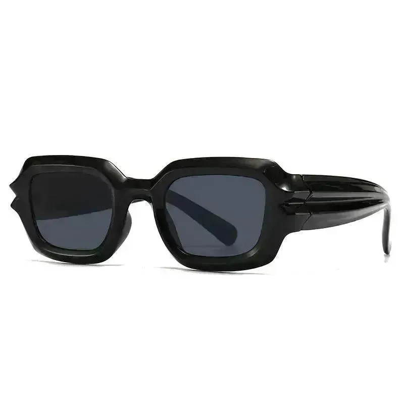 Modern Sunglasses Street Shooting Model Square Female