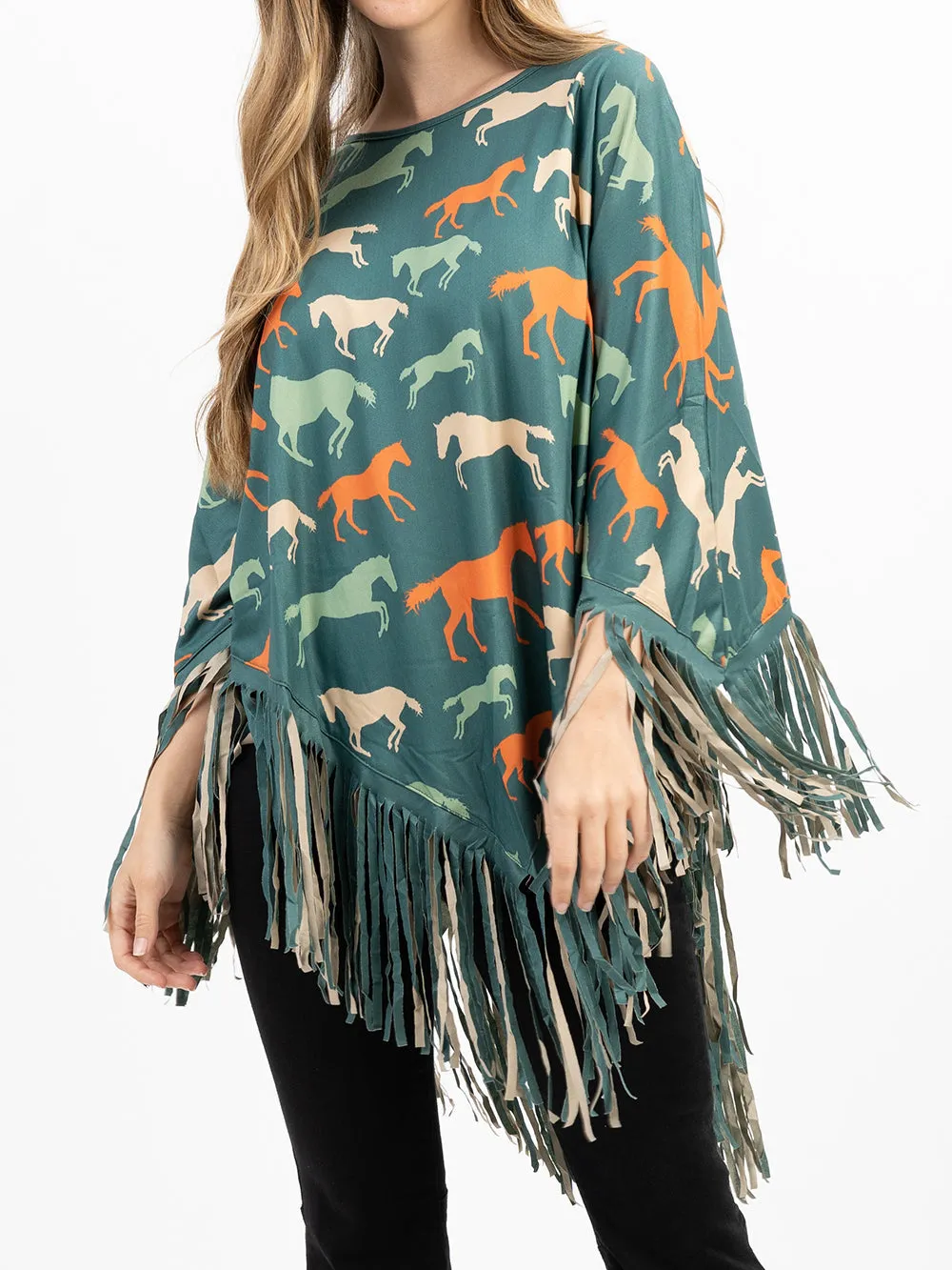 Montana West Horse Collection Poncho