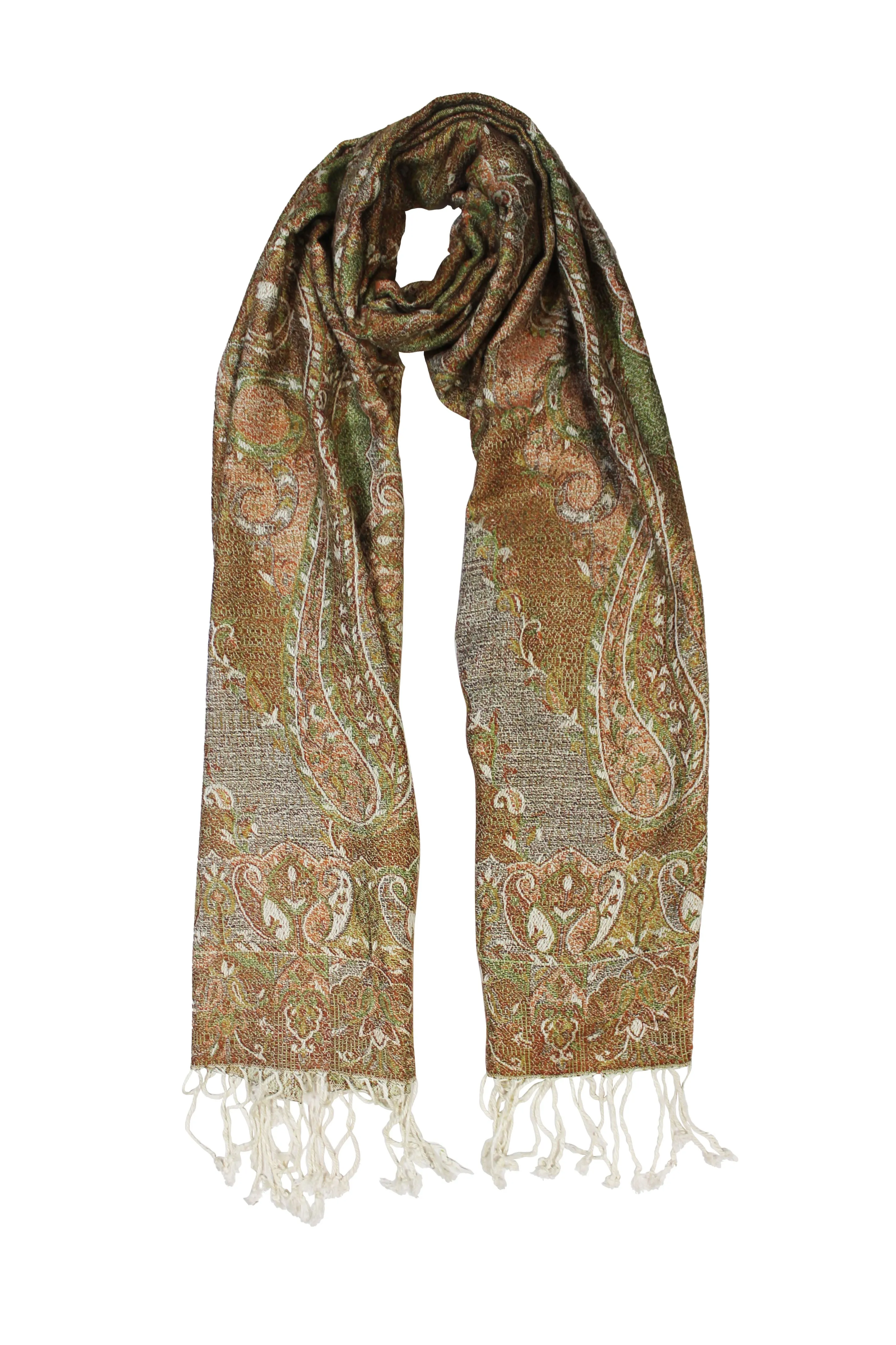 Nature's Tapestry Paisley Scarf