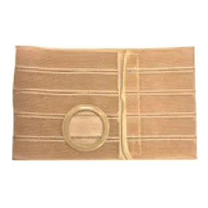 Nu-Hope Nu-Form™ Support Belt, 4" Stoma, 9" Wide, Right, 1-1/2" From Bottom, Prolapse Strap, Contoured, XL (41" to 47" Waist), Beige