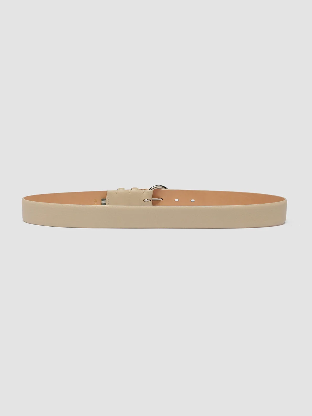 OC STRIP 065 - Ivory Leather Belt