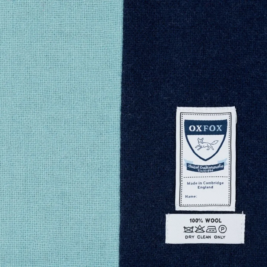 OXFOX Scarves Cambridge University - Light Blue Dark Blue