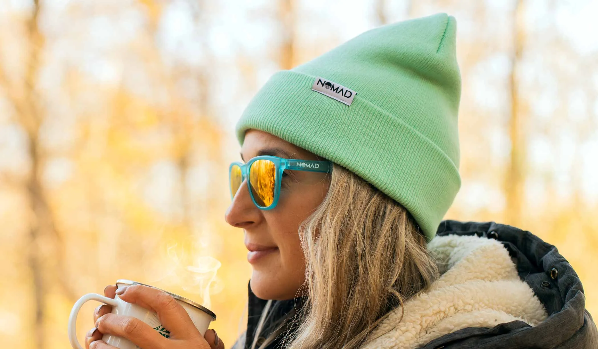 Pastel Green Unisex Recycled Beanie