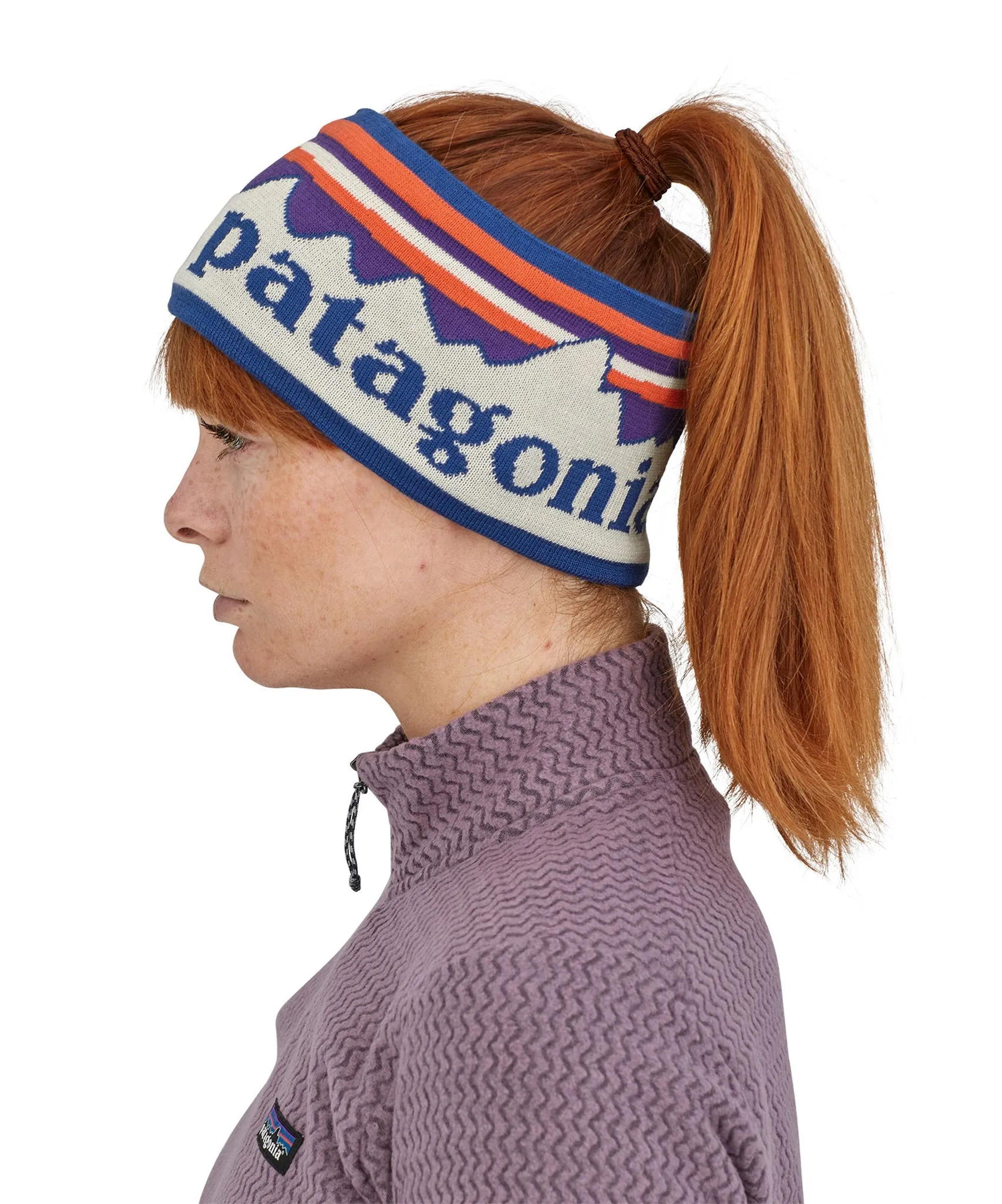 Patagonia Adult Powder Town Headband - Birch White