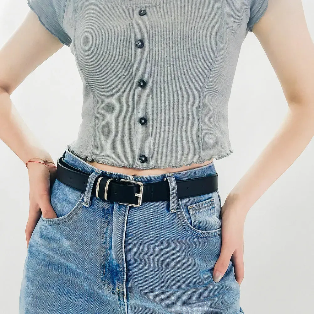 Retro Casual Alloy Belt