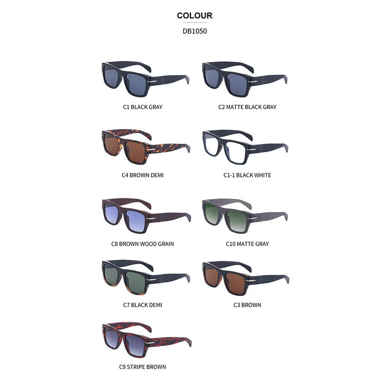 Retro Sunglasses Men's Wholesale Amazon Explosive Fashion Trend Square Sunglasses UV Protection