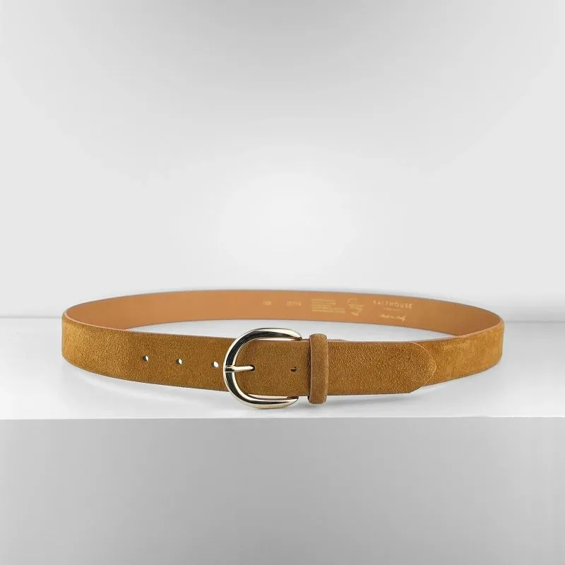 Salthouse England Jilliana Ladies Suede Belt - Tan