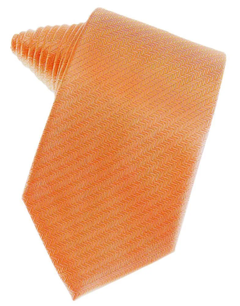 Sand Herringbone Necktie