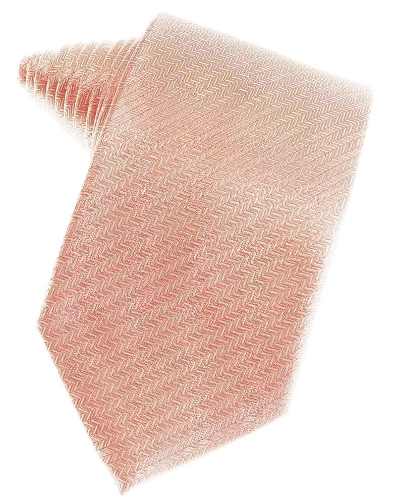 Sand Herringbone Necktie